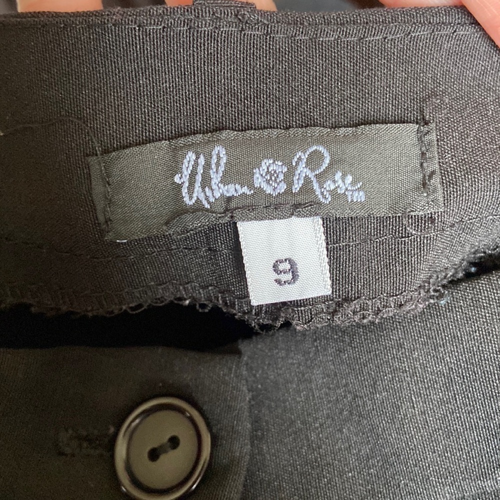 Vintage Urban Rose Black Dress Pants - Picture 3 of 3
